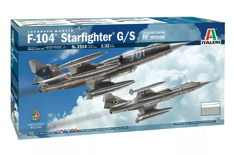 Italeri - F-104 STARFIGHTER G/S Upgr.Edit. RF Version With GREEK DECALS